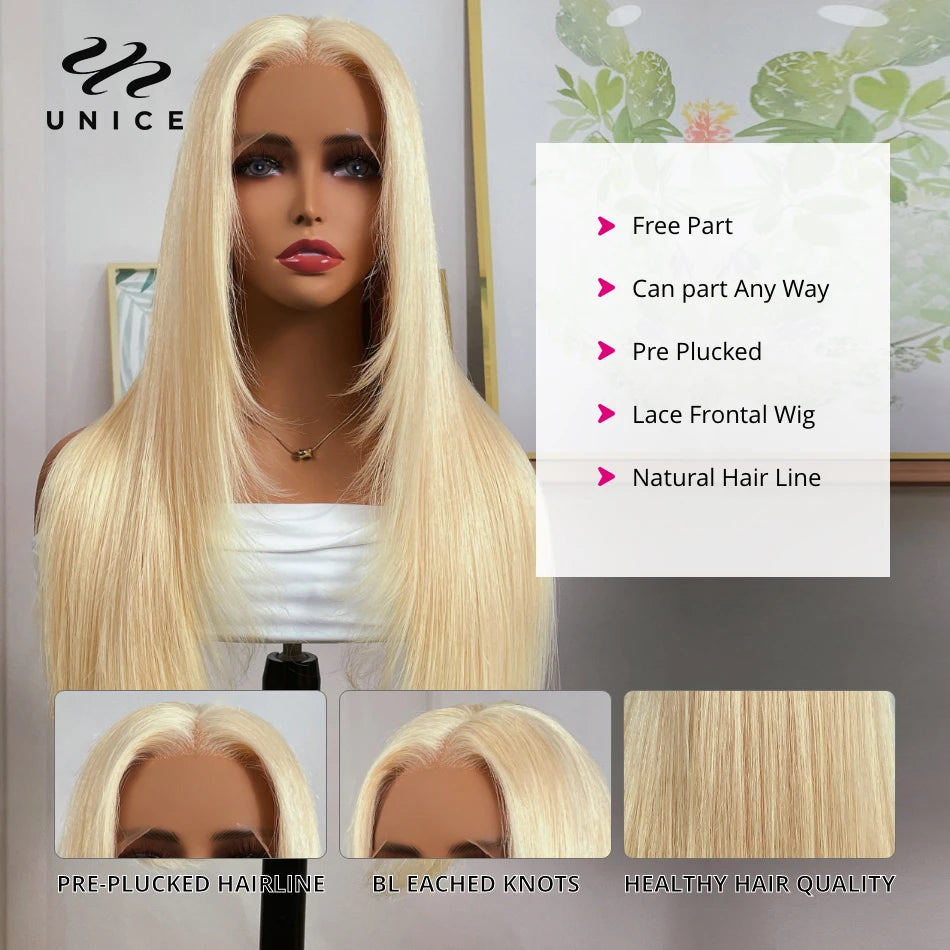 Blonde Bone Straight Lace Front